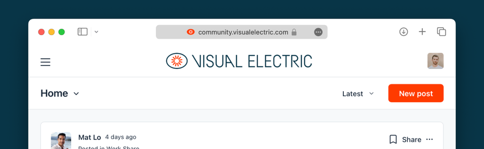 Introducing the Visual Electric Community